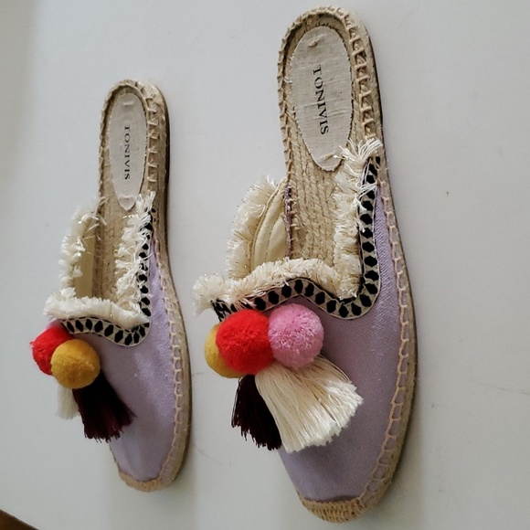 Tonivis Palm Palm Slide Espadrilles Size 11 - Picture 4 of 8